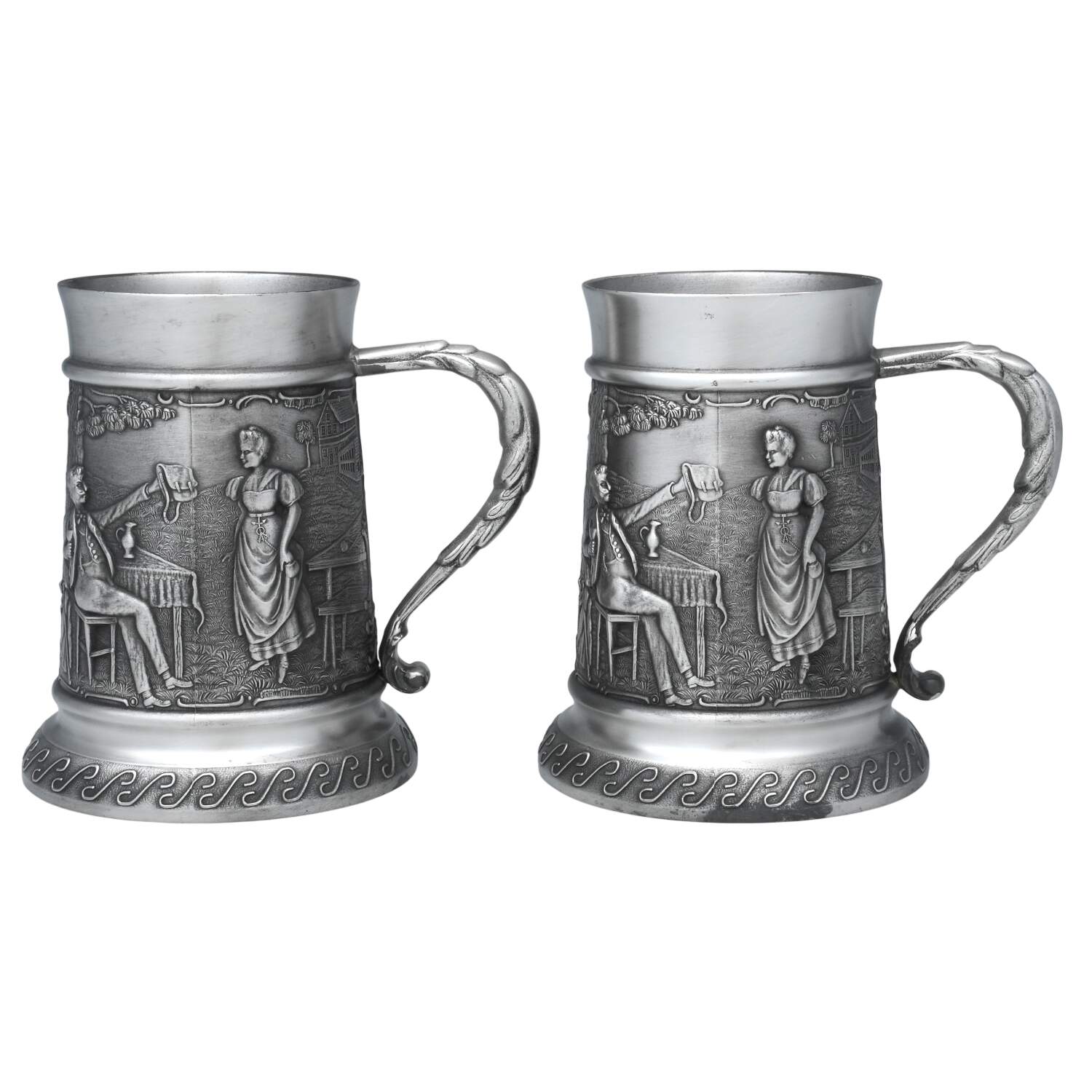 FZG1 (Pewter, Hollowware) Tankard - Set of 2 by Frieling Zinn-1