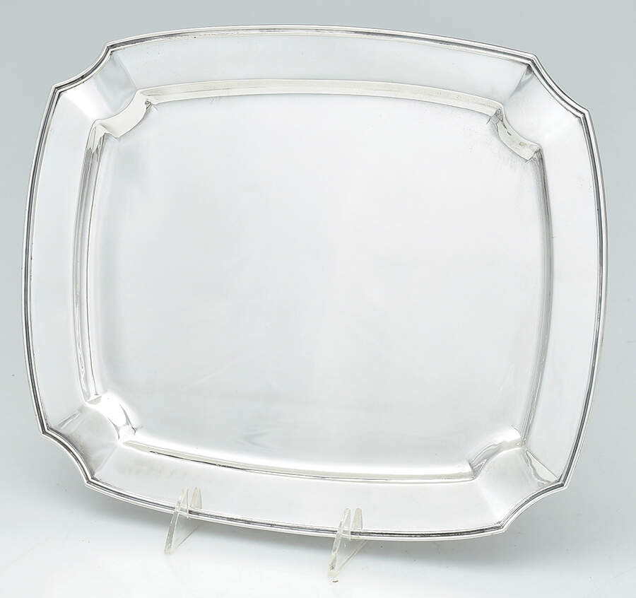 3939 (Sterling, Hollowware) Sterling Demitasse Tray by Frank Smith-1