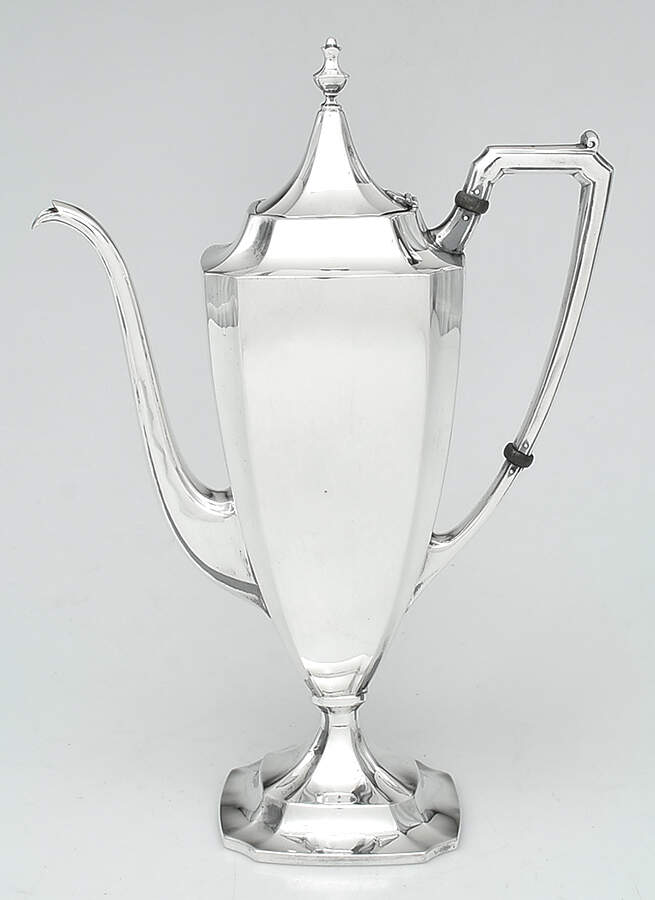 3939 (Sterling, Hollowware) Sterling Demitasse Pot by Frank Smith-1