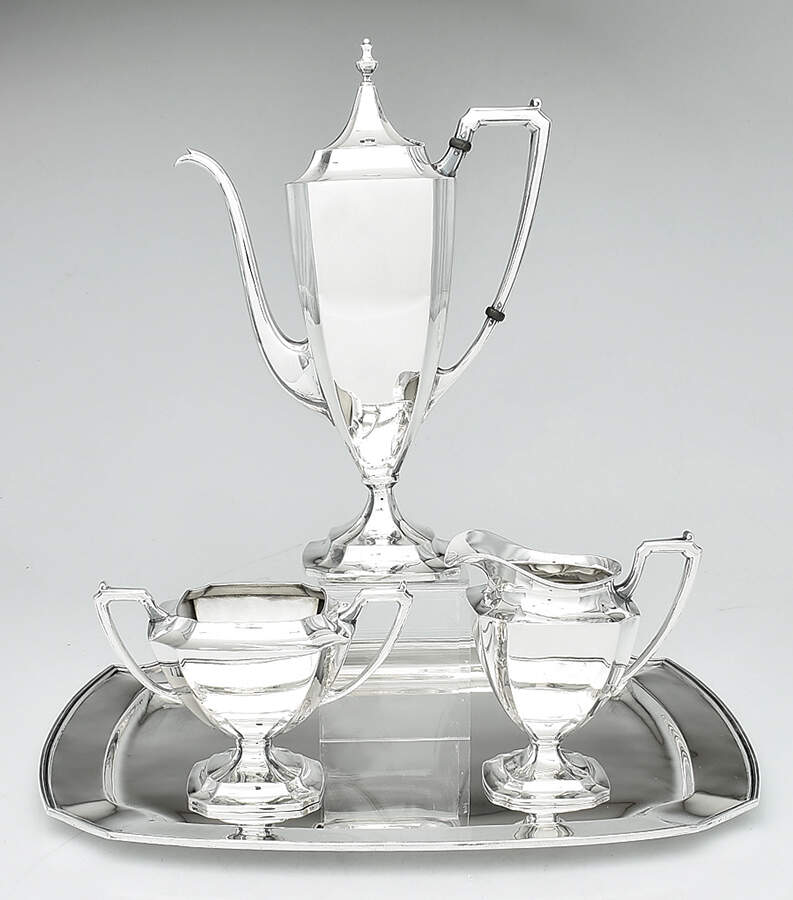 3939 (Sterling, Hollowware) (4 Pc) Demi Set (SDEP,SCRM,SSUOM,STRDEM) by Frank Smith-1