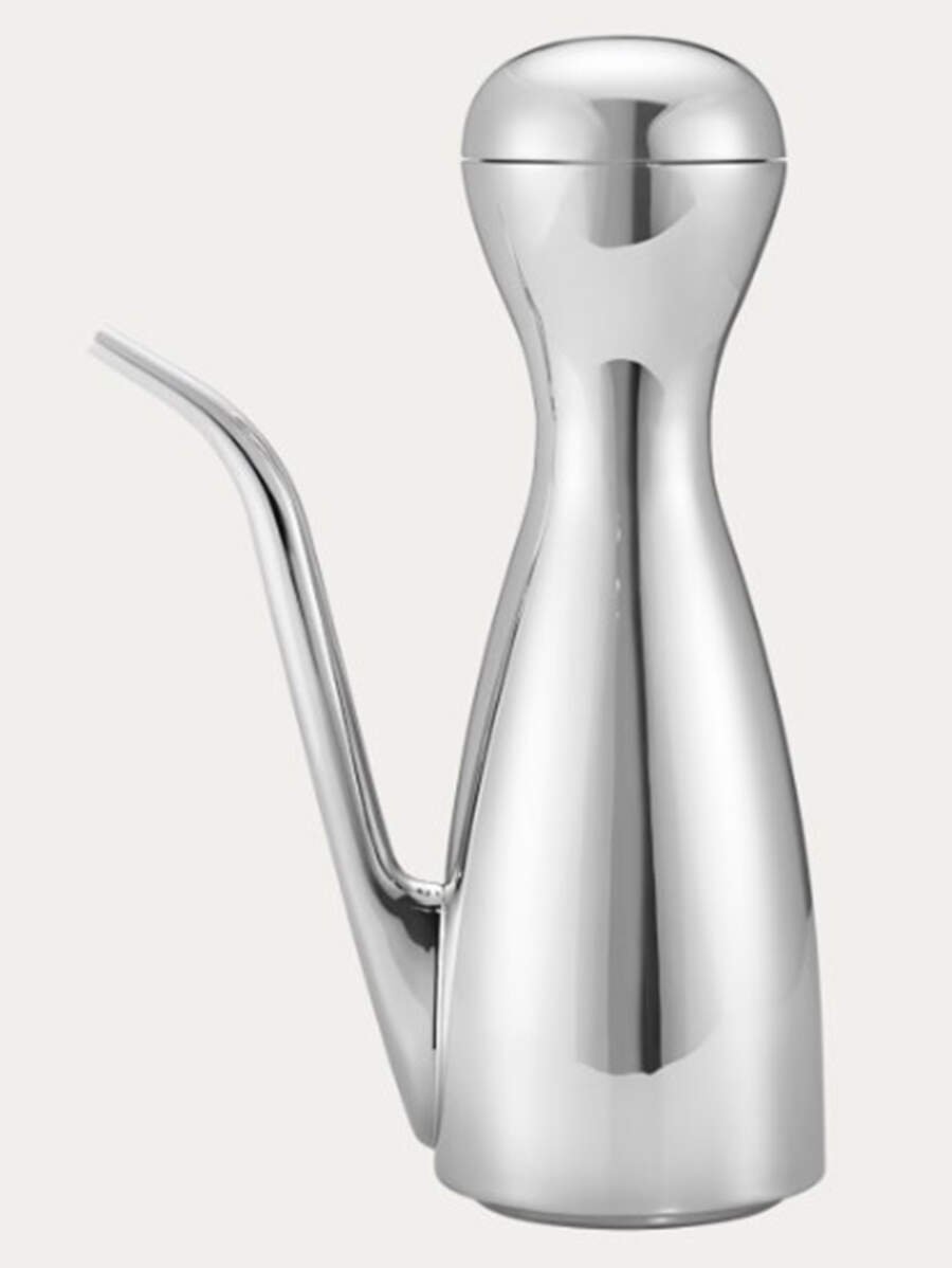 Alfredo (Stainless, Hollowware) Oil Cruet & Stopper by Georg Jensen (Denmark)-1