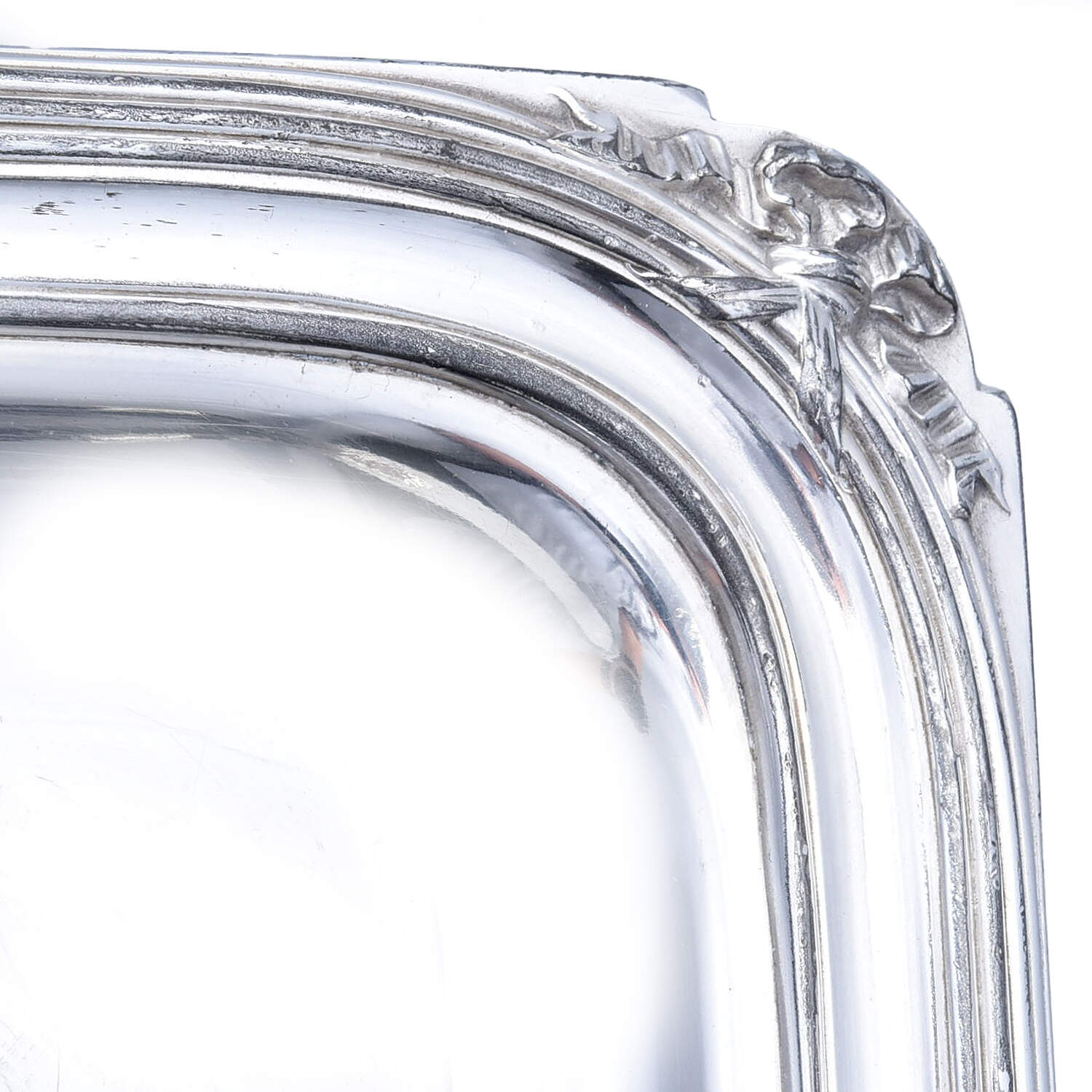 G5M2 (Silverplate, Hollowware) 5 Piece Tea Set with Complimentary Tray by Gallia Metal-Orfevrerie Gallia-4