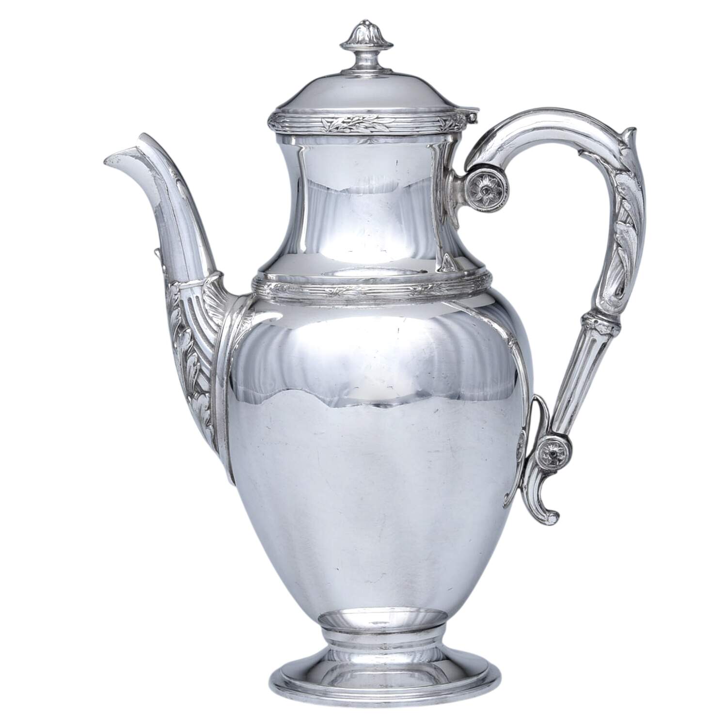 G5M2 (Silverplate, Hollowware) Silverplate Coffee Pot by Gallia Metal-Orfevrerie Gallia-1