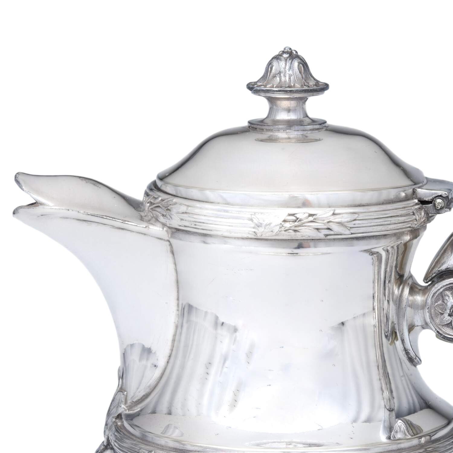 G5M2 (Silverplate, Hollowware) 5 Piece Tea Set with Complimentary Tray by Gallia Metal-Orfevrerie Gallia-2