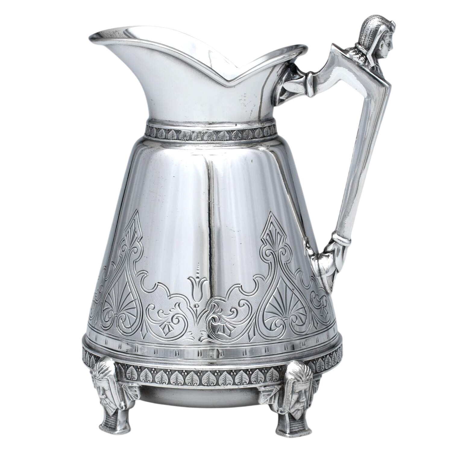 1875 (Silverplate, Hollowware) Creamer by Hall & Elton-1
