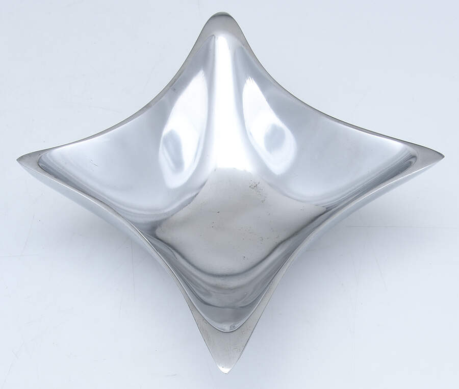 Aluminum Hollowware Snack Bowl by India Handicrafts Inc. (IHI)-1