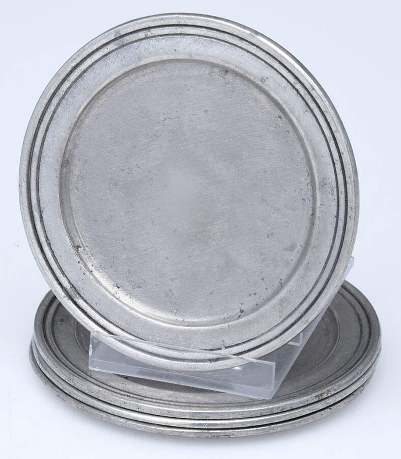 Pewter Hollowware Coaster - Set of 4 by Kenneth Turner-1