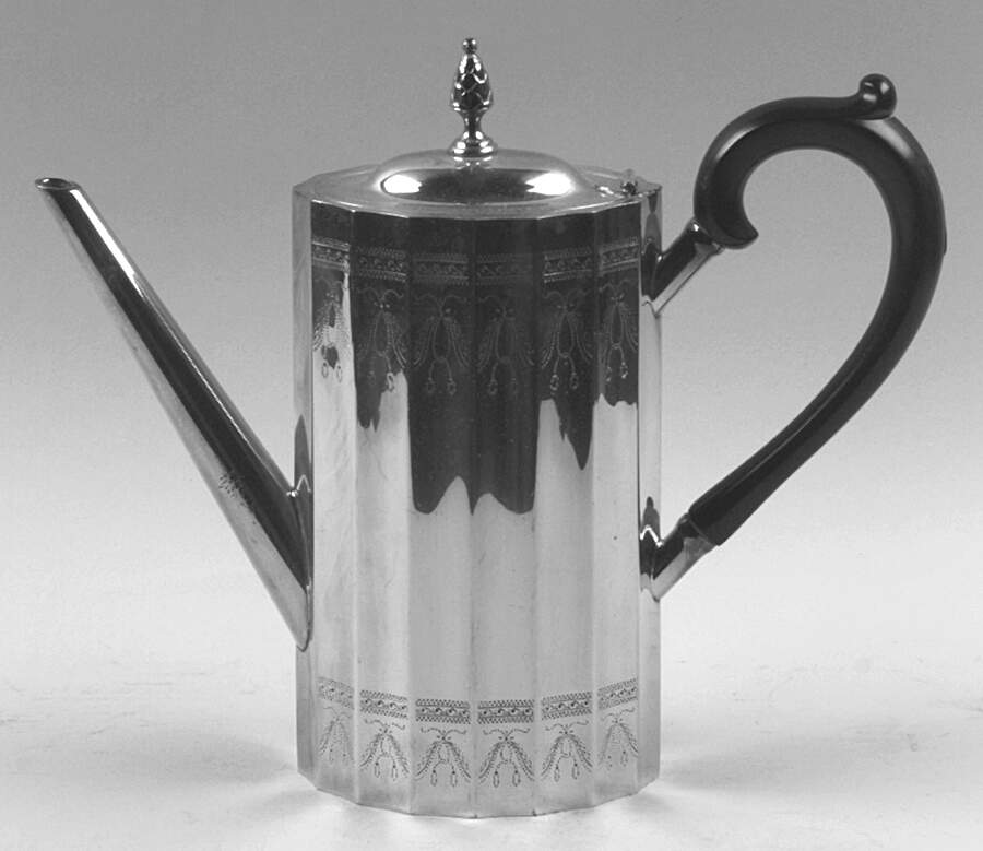 Paul Revere (Silverplate, Hollowware) Silverplate Coffee Pot by Lunt Silver-1