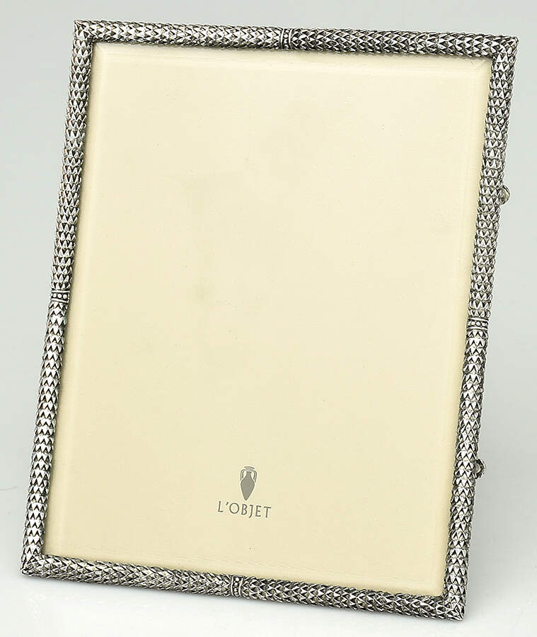 Scales (Platinum Plated, Hollowware) Frame Holds 8" X 10" by L'Objet-1