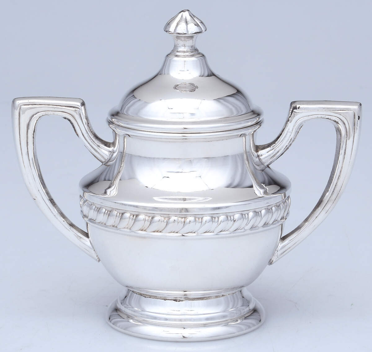 MVN1 (Silverplate, Hollowware) Sugar Bowl & Lid by Modern Silver Mfg Co-1