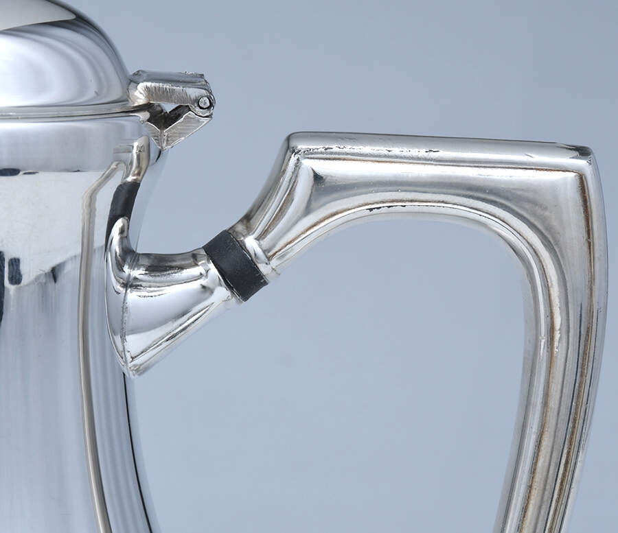 MVN1 (Silverplate, Hollowware) Coffee Set - 4 Piece (PCP, PCR, PSU, PWTS) by Modern Silver Mfg Co-3