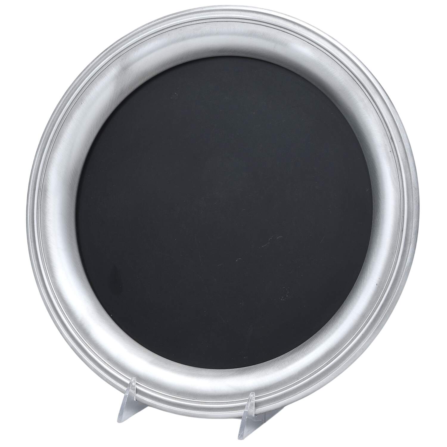 OHS395 (Pewter, Hollowware) Round Tray with Lucite Center by Oneida Silver-1