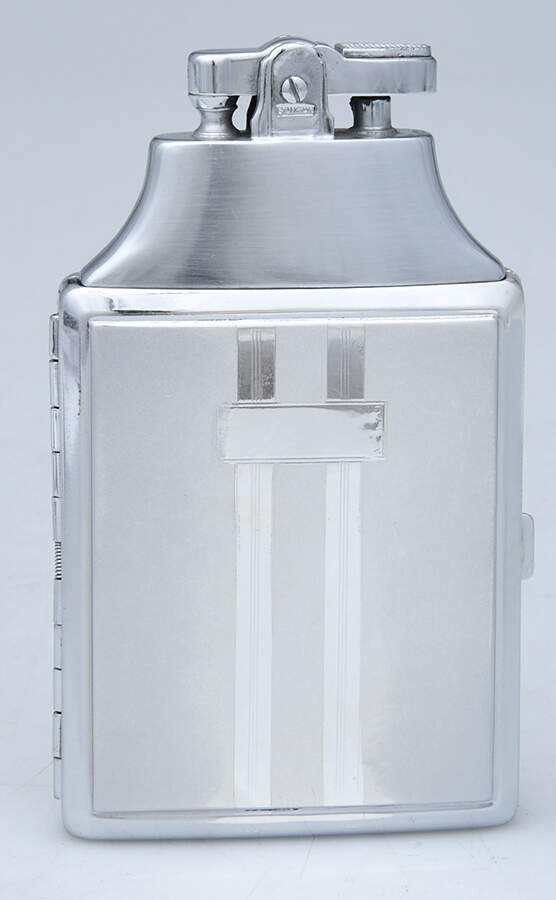 Ronson Lighters & Accessories (Silverplate) Cigarette Lighter/Case by Ronson Lighters-1