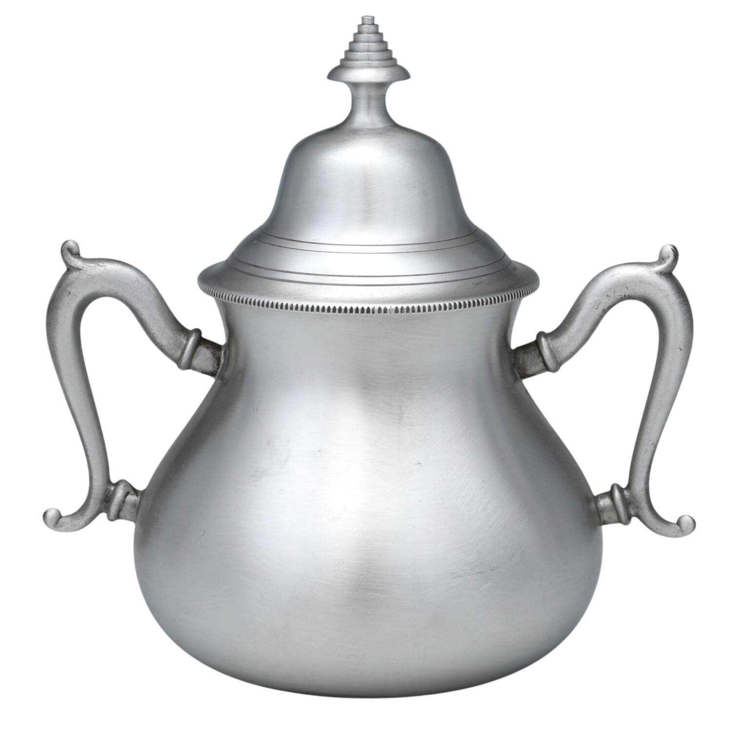 Sleepy Hollow (Pewter, Hollowware) Sugar Bowl with Lid by Royal Holland-1