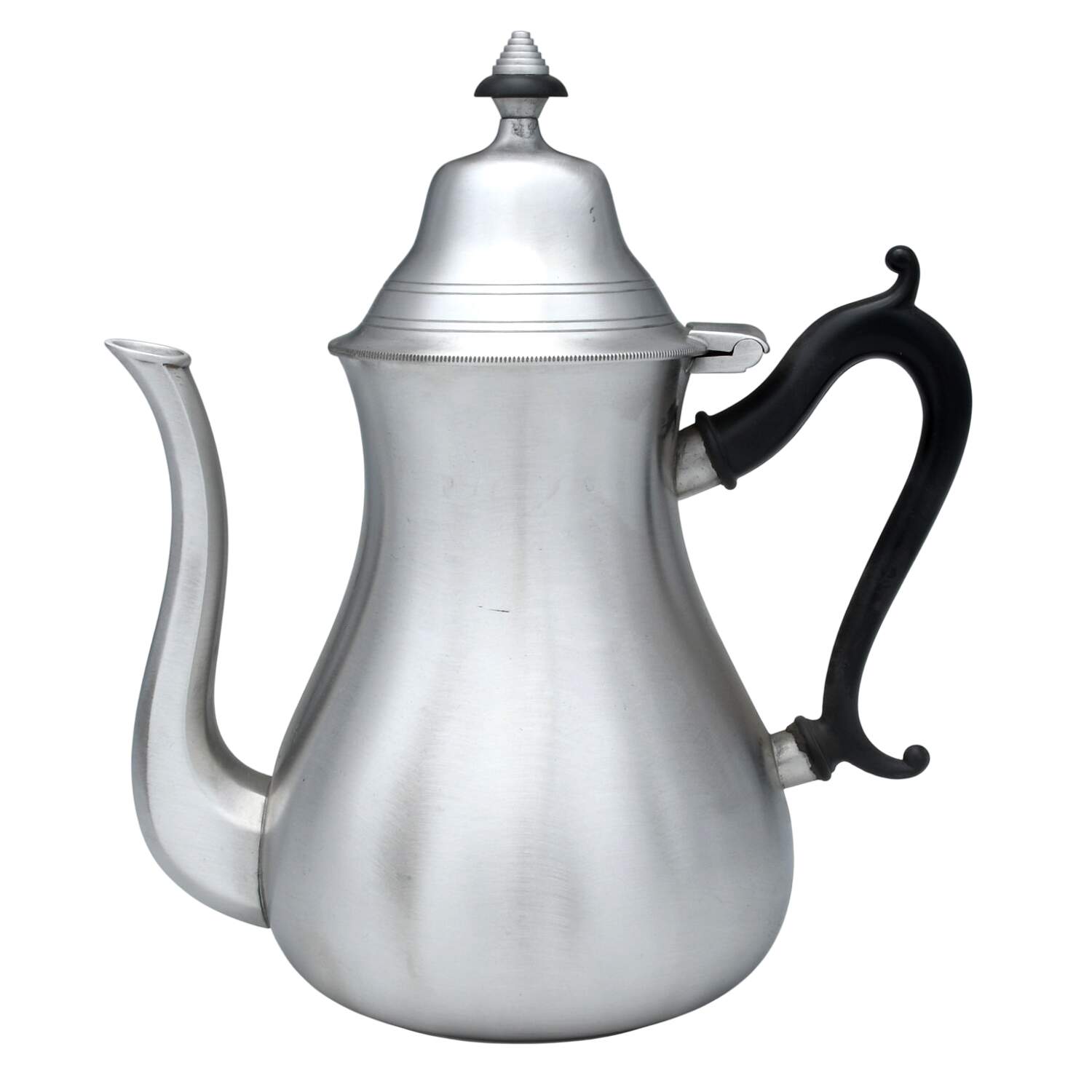 Sleepy Hollow (Pewter, Hollowware) Black Handle Coffee Pot by Royal Holland-1
