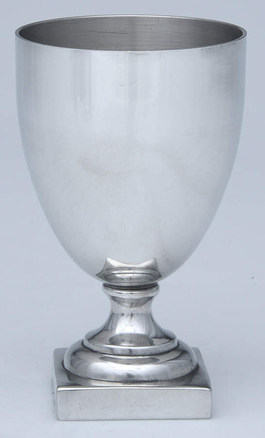 Pewter Hollowware Jefferson Goblet by Shirley Metalcraft-1