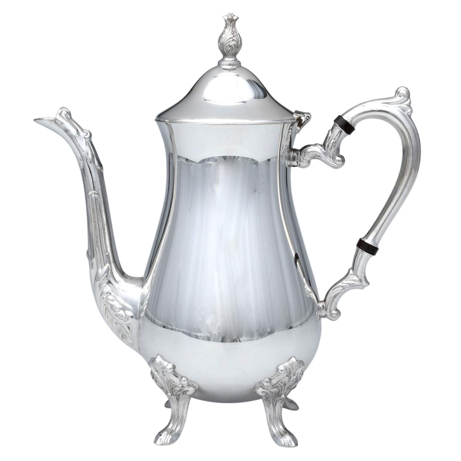 SDN22 (Silverplate, Hollowware) Silverplate Coffee Pot by Sheridan Silver Co-1