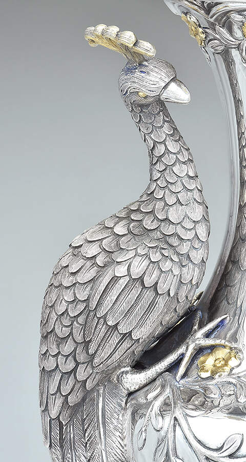 S981 (Sterling, Hollowware) Sterling Trumpet Vase by Sari Ottorino-3
