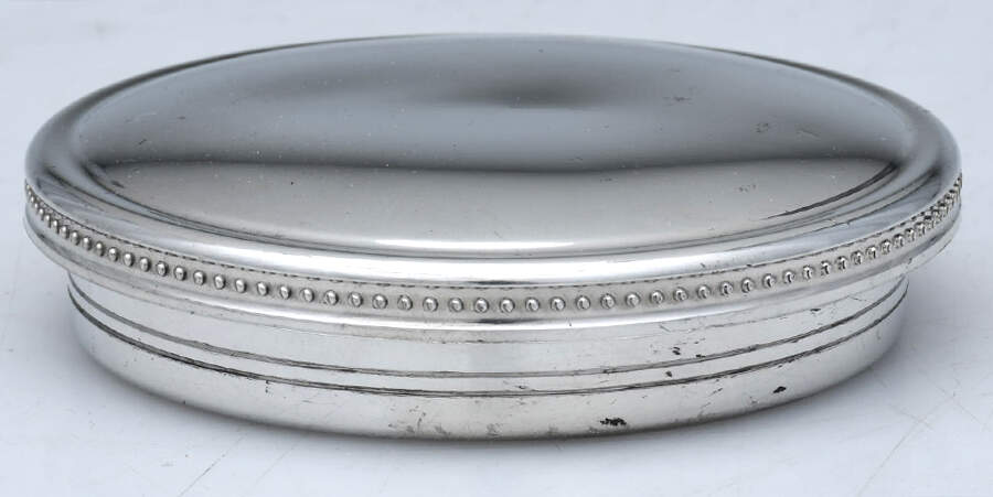 Pewter Hollowware Trinket Box by Tiffany & CO SILVER-1