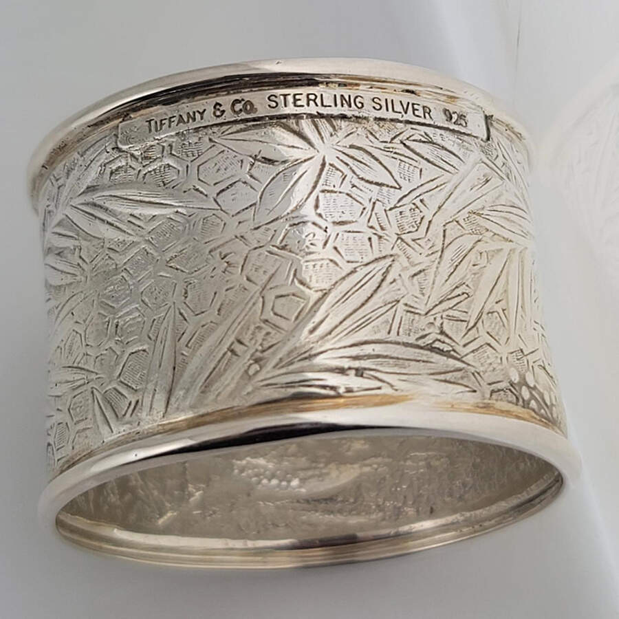 Audubon (Sterling, Hollowware) Round Napkin Ring by Tiffany & CO SILVER-1