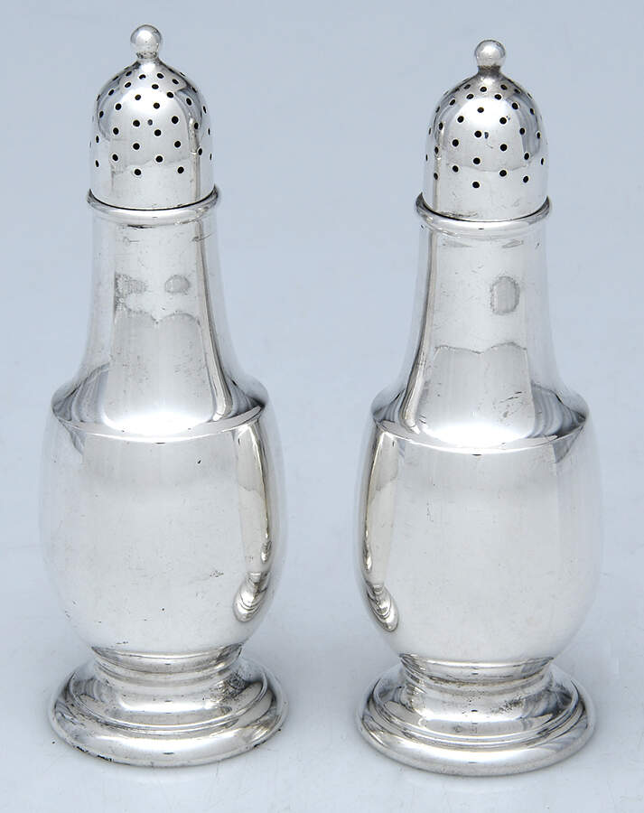 6274A (Sterling Hollowware) Salt and Pepper Set by Tiffany & CO SILVER-1