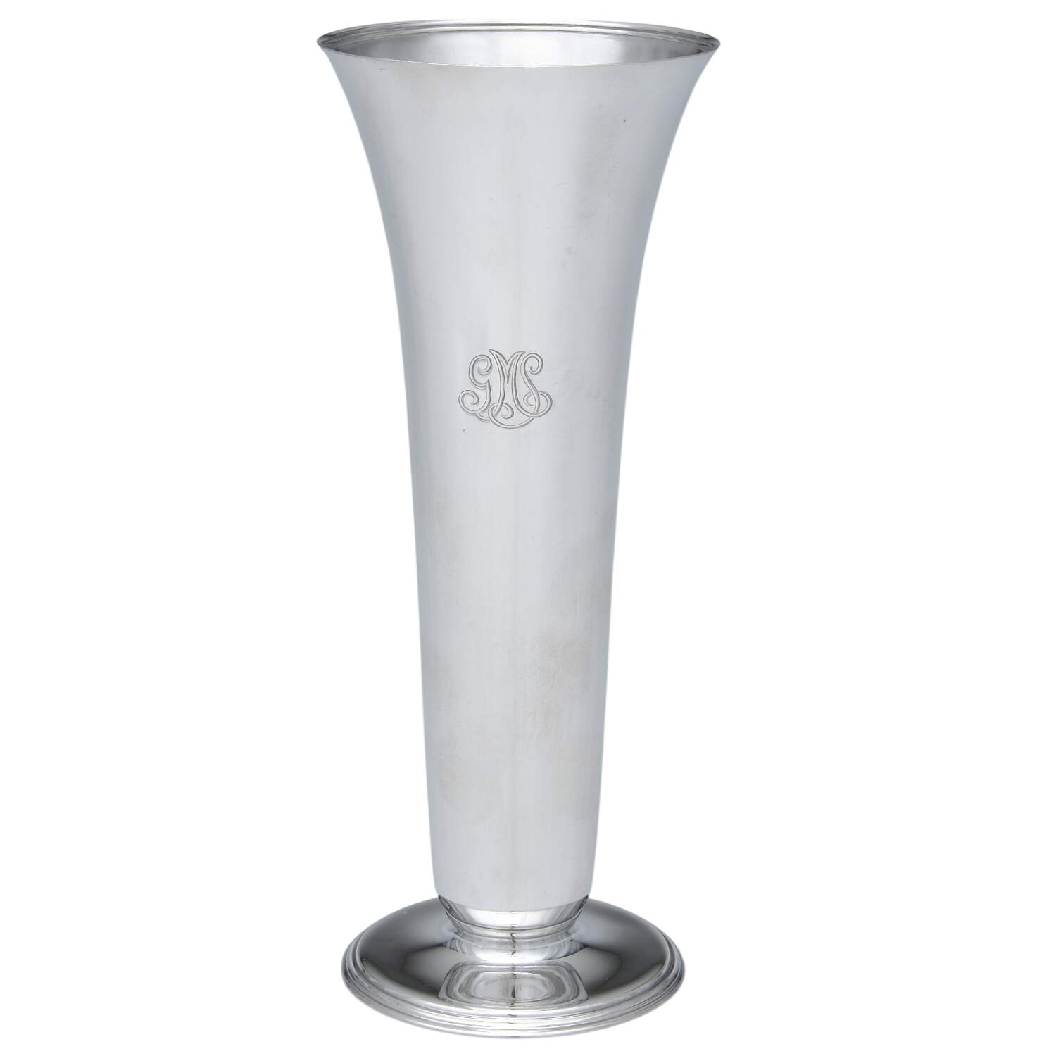 18192 (Sterling, Hollowware) Sterling Trumpet Vase by Tiffany & CO SILVER-1