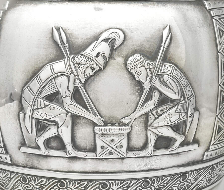 Achilles & Ajax (Hollowware) 20" Vase by Barbara Greggio-2