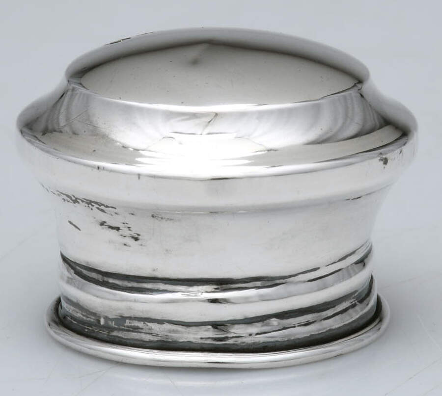 Sterling Hollowware Sterling Cap for Crystal Perfume Bottle & Stopper by W J Myatt & Co. Ltd-1