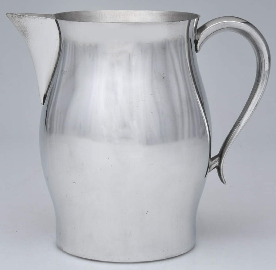 Pewter Hollowware 64 Oz Water Pitcher by Woodbury Pewterers-1