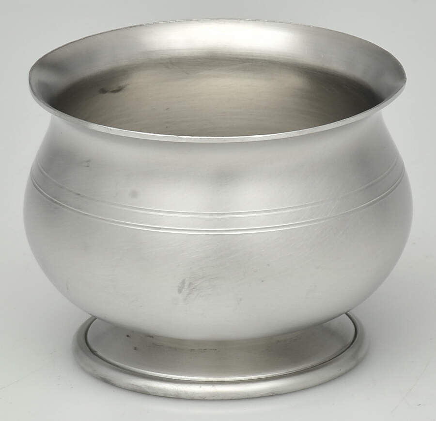 WOP4 (Pewter, Hollowware) Open Sugar Bowl by Woodbury Pewterers-1