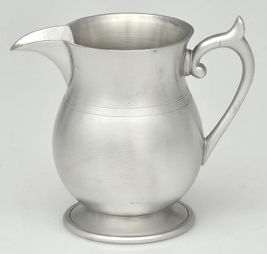 WOP4 (Pewter, Hollowware) Creamer by Woodbury Pewterers-1