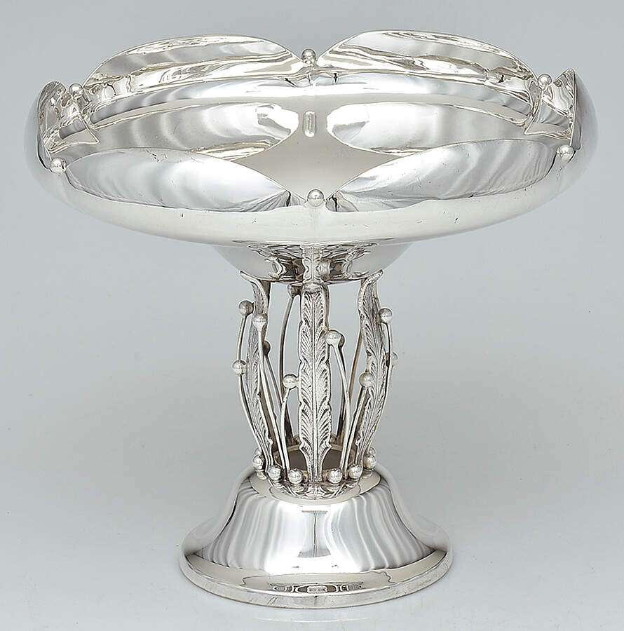 300 (Sterling, Hollowware) Centerpiece/Fruit Stand by Woodside Sterling Co-1