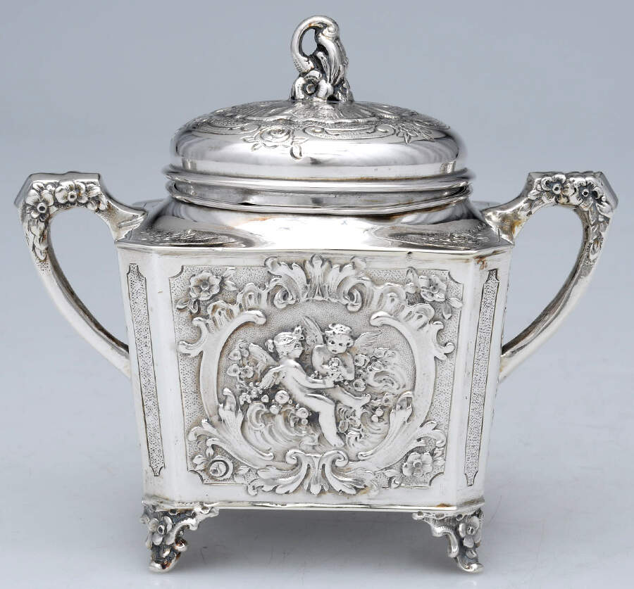 WWQ1 (Hollowware) Sugar Bowl & Lid by Wilhelm Weinranck-1