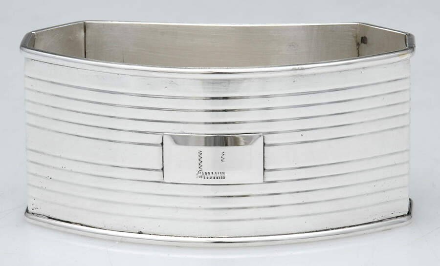 Sterling Hollowware Oblong Napkin Ring by Spighi-Masseti & Coli-1