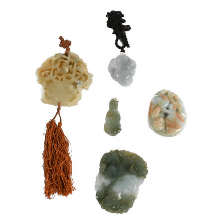 Assorted Lot of Chinese Carved Pendants