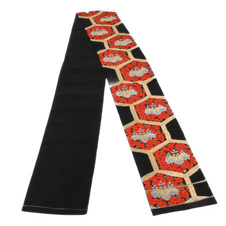 1970s Japanese Fukuro Silk Obi Belt