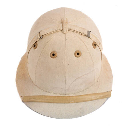 Gray's Saddlery Canvas and Leather Riding Helmet