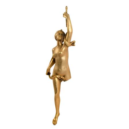 Art Deco Cold-Painted Spelter Figure