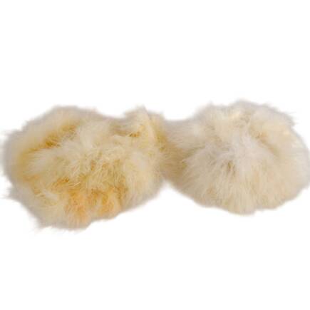 Two-Piece Vintage White Marabou Feather Boas