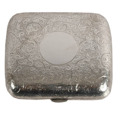 Antique Colen Hewer Cheshire Sterling Cigarette and Match Case