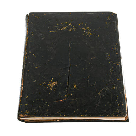 Antique Leatherbound Spanish "History of Lost States" Engravings Book