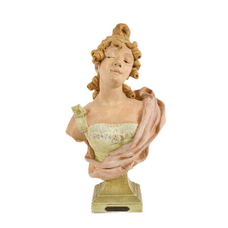 Art Nouveau Coquette Bust by Rossi
