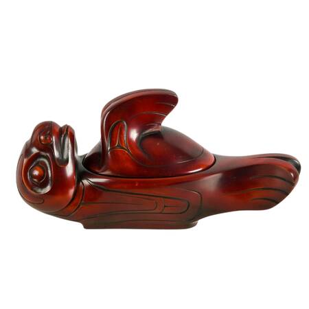 Boma Inuit Seal Resin "Spirit Box" by Thomas McPhee