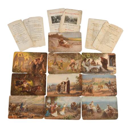 17 "Die Heilige Schrift" by Sarbige Art Postcards After Robert Leinweber