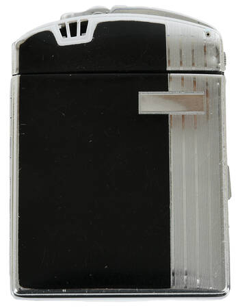 20th Anniversary Ronson Art Deco Ten-a-Case Lighter with Box and Pouch