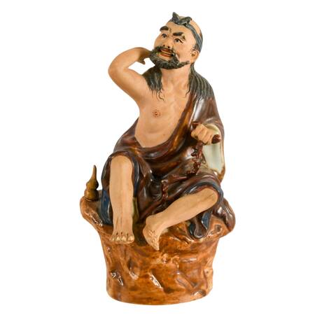 Antique Chinese Shiwan Li Tieguai Porcelain Figure