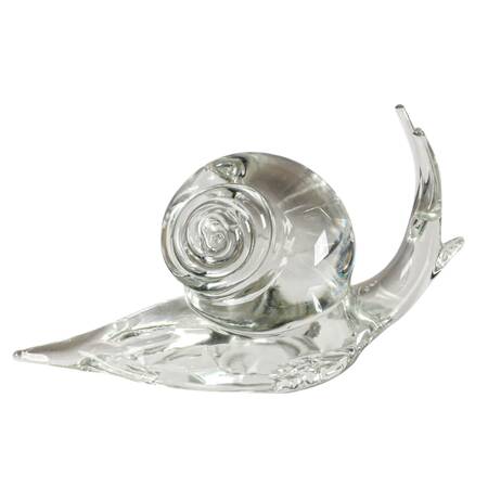 Murano-Style Hand Blown Art Glass Snail Sculpture