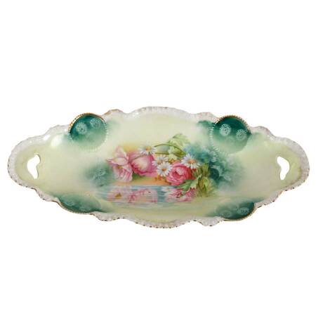 Antique R.S. Prussia Porcelain Celery Dish