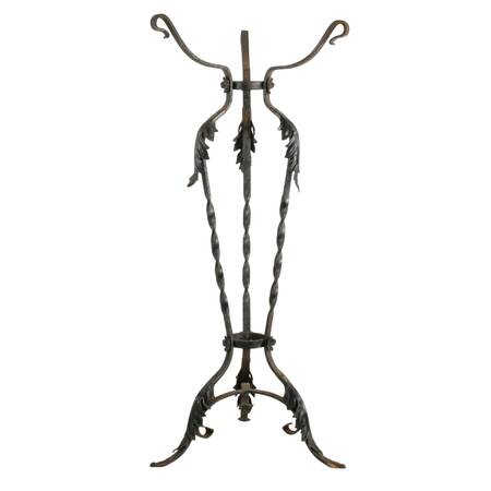 Early 20th Century Wrought Iron Plant Stand