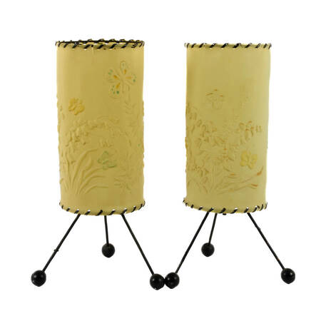 Pair of Mid-Century Modern Stick and Ball Table Lamps